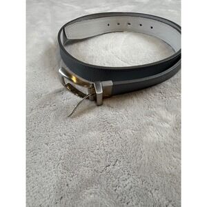 Nike Reversible Golf Belt Mens 40 Grey White Silver Buckle DS5001-231